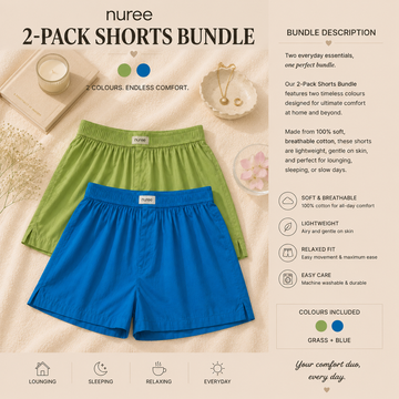 Grass And Blue - Pack Of Two